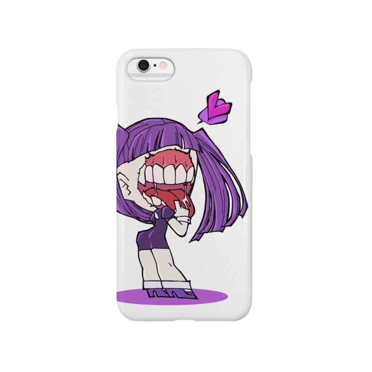 口だけ女ちゃん Smartphone Cases Iphone By あやあすあ Paraxreru Suzuri