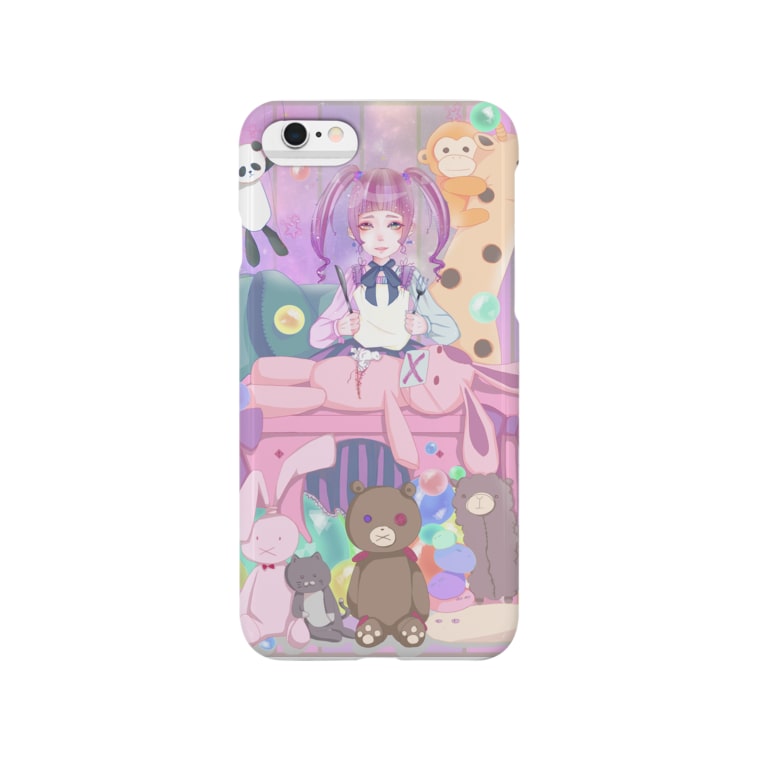 ぬいぐるみと病み少女 Smartphone Cases Iphone By ゆのは Kuroneko2196 Suzuri