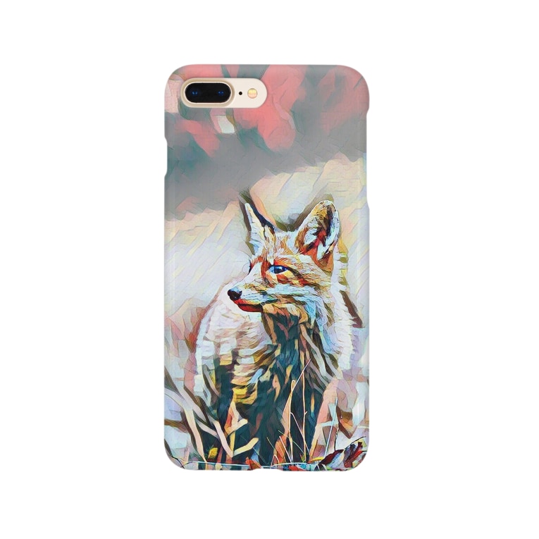 かっこかわいいキツネくん Smartphone Cases Iphone By Alphagland Suzuri