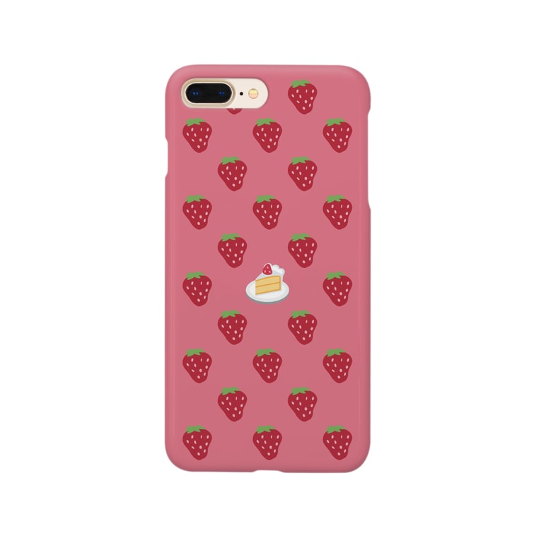 絵文字 ストロベリー オンザ ショートケーキ Smartphone Cases Iphone By Emojitokyo Suzuri