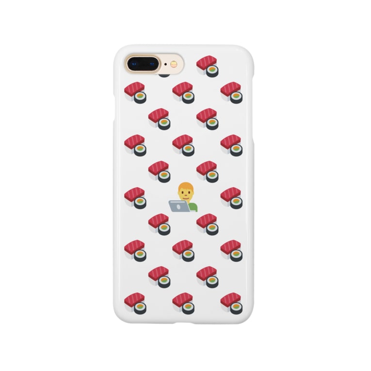 絵文字 お寿司大好きエンジニア Smartphone Cases Iphone By Emojitokyo Suzuri