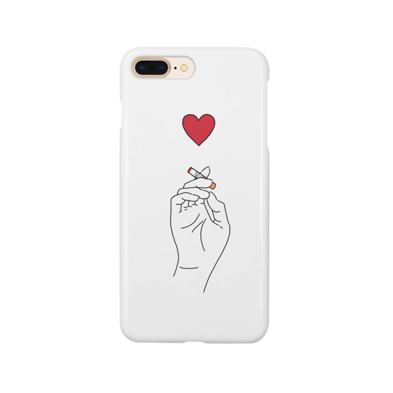 指ハート Smartphone Cases Iphone By Mendo931 Suzuri