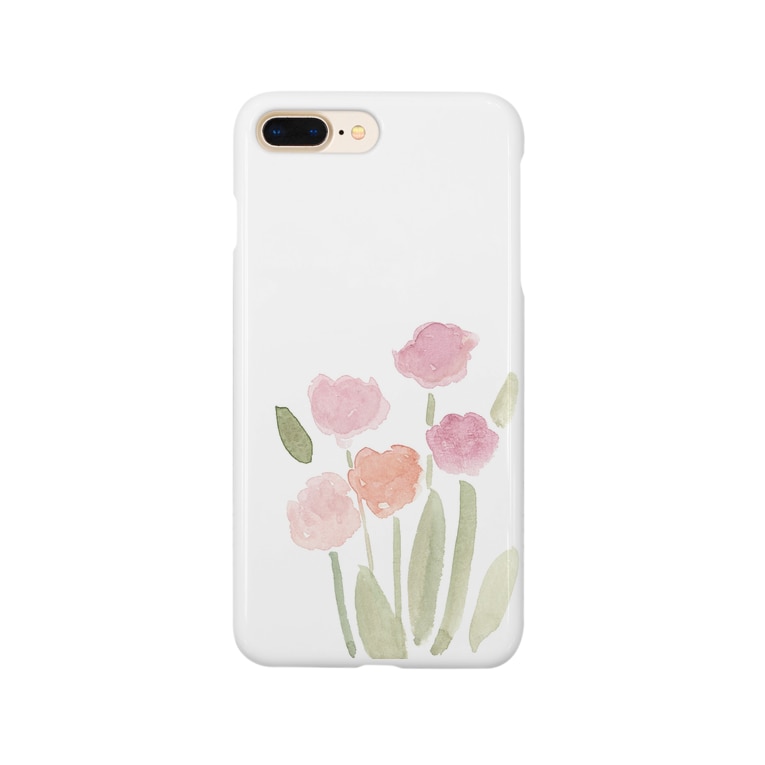 水彩花束 Maki Maki Flowering Girl のスマホケース Iphoneケース 通販 Suzuri スズリ