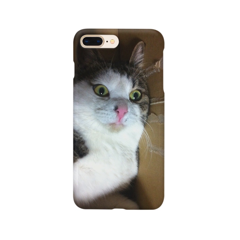 ビックリねこ イカ耳ねこ Smartphone Cases Iphone By Mewmew Suzuri