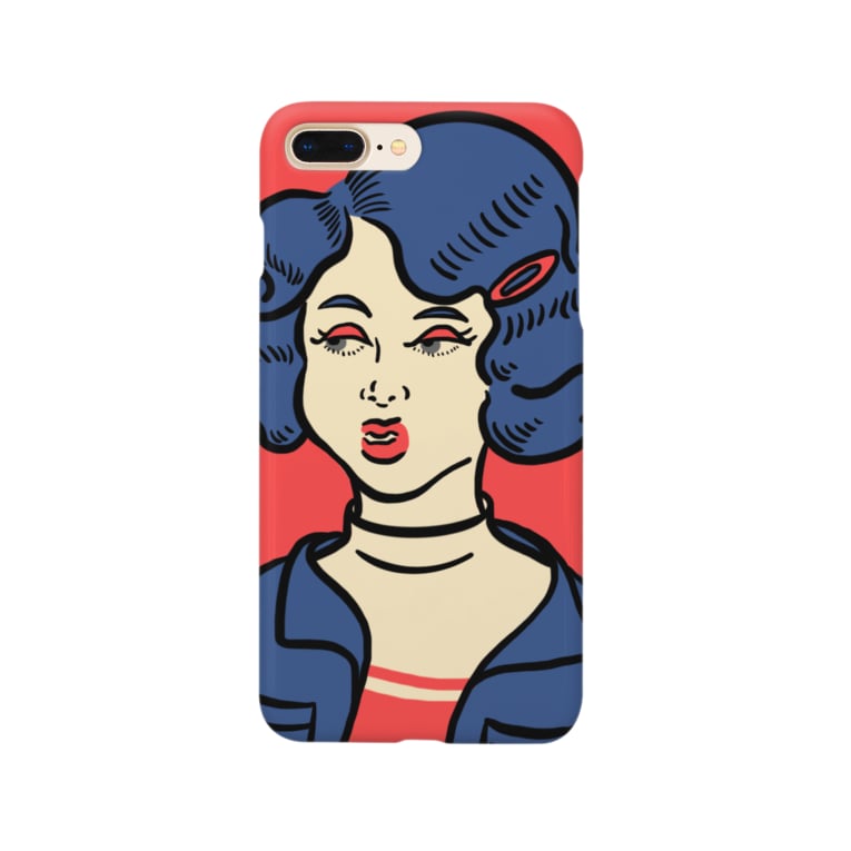 レトロガールアイフォンケース 225illustfactory Takahashinanaco のスマホケース Iphoneケース 通販 Suzuri スズリ