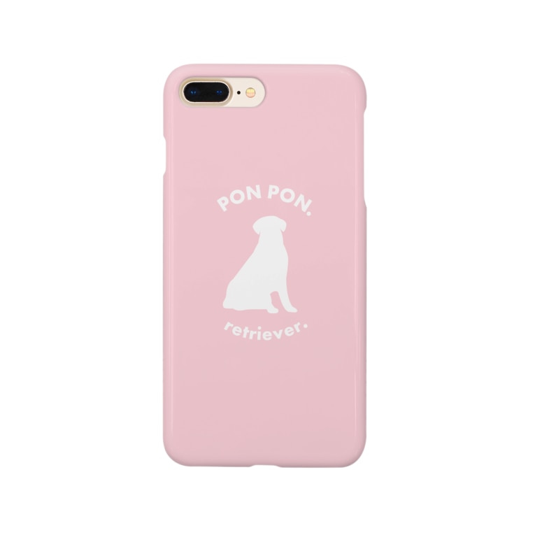 レトリバー Ponpon 人気かわいい いぬ犬グッズ コロ Colom 犬いぬdogリボングッズ Pon Pon Dog のスマホケース Iphoneケース 通販 Suzuri スズリ