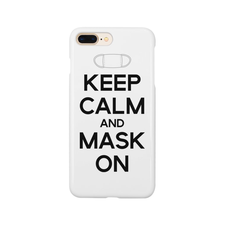 Keep Calm And Mask On Smartphone Cases Iphone By Gemgemshop Suzuri