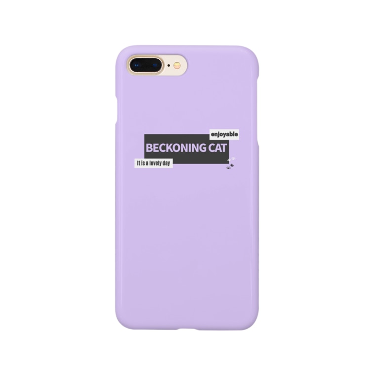 紫のbeckoning Cat ロゴ Cafe O Milk Su Uemura のスマホケース Iphoneケース 通販 Suzuri スズリ 紫のbeckoning Cat ロゴ Cafe O Milk Su Uemura のスマホケース Iphoneケース 通販 Suzuri スズリ