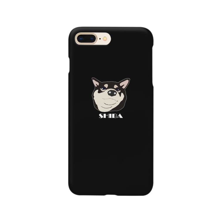 ムフフの黒柴 Smartphone Cases Iphone By 内藤清加 Utk66 Suzuri