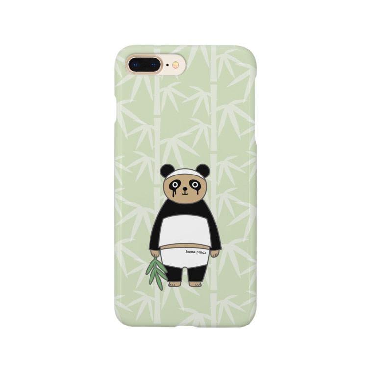 くまパンダ Smartphone Cases Iphone By ゆかいないきもの Yukai55 Suzuri