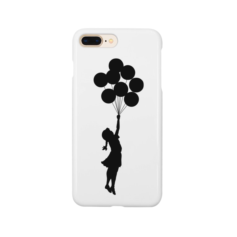 風船で浮く女の子バンクシー Banksy Remarkable Items Remarkable のスマホケース Iphoneケース 通販 Suzuri スズリ