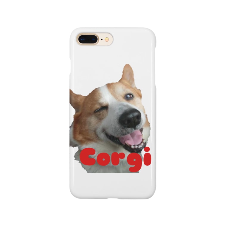 ウィンク コーギースマホケース赤 ハートのしっぽコーギーグッズ屋さん Tansokudamono のスマホケース Iphoneケース 通販 Suzuri スズリ