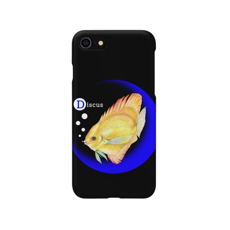 青い月と熱帯魚 Hachiohomi Izm Fudemoji Plants Animals のスマホケース Iphoneケース 通販 Suzuri スズリ