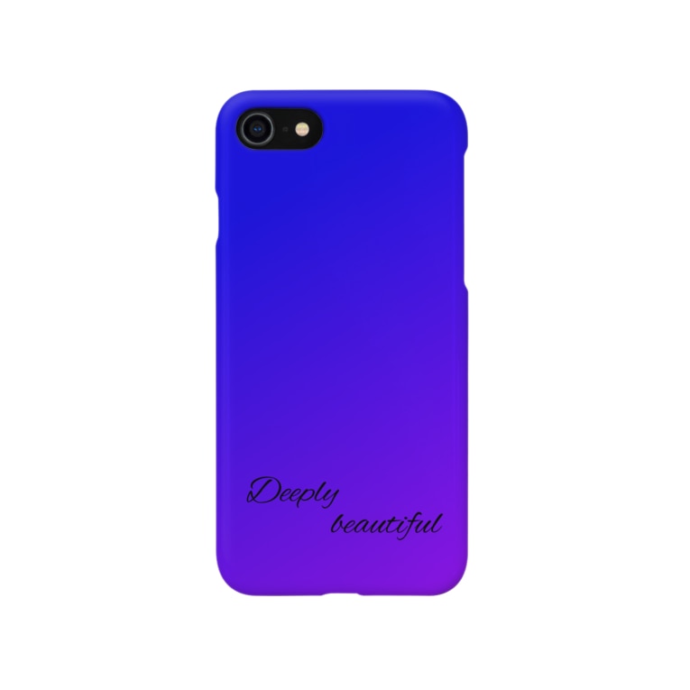 Iphoneケース 青と紫のグラデーション Deeply Beautiful Majaba のスマホケース Iphoneケース 通販 Suzuri スズリ