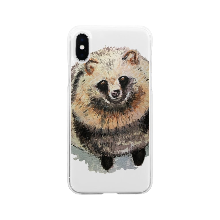 かわいい タヌキ Tanuki Timeのソフトクリアスマホケース Iphoneケース 通販 Suzuri スズリ