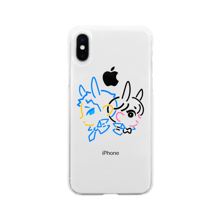 カラフル線バニー キナコ Kamabokoita のソフトクリアスマホケース Iphoneケース 通販 Suzuri スズリ カラフル線バニー キナコ Kamabokoita のソフトクリアスマホケース Iphoneケース 通販 Suzuri スズリ