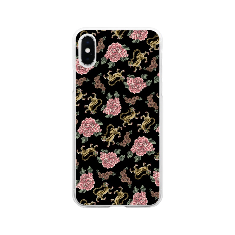 お花と虎ちゃん 黒 ムギギギ Mu Gi Co のソフトクリアスマホケース Iphoneケース 通販 Suzuri スズリ お花と虎ちゃん 黒 ムギギギ Mu Gi Co のソフトクリアスマホケース Iphoneケース 通販 Suzuri スズリ