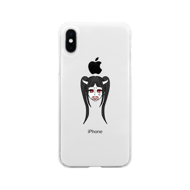 女子高生の般若ちゃん れれれのれーさん Rerereno013 のソフトクリアスマホケース Iphoneケース 通販 Suzuri スズリ 女子高生の般若ちゃん れれれのれーさん Rerereno013 のソフトクリアスマホケース Iphoneケース 通販 Suzuri スズリ