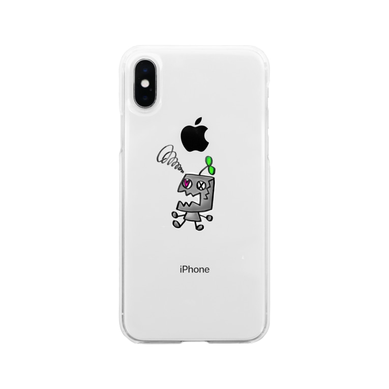 スクラップロボちゃん イラストすたろ Illustsutaro のソフトクリアスマホケース Iphoneケース 通販 Suzuri スズリ スクラップロボちゃん イラストすたろ Illustsutaro のソフトクリアスマホケース Iphoneケース 通販 Suzuri スズリ