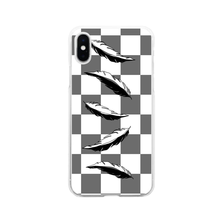 鳥の羽 黒白 World Wolf Worldwolf のソフトクリアスマホケース Iphoneケース 通販 Suzuri スズリ 鳥の羽 黒白 World Wolf Worldwolf のソフトクリアスマホケース Iphoneケース 通販 Suzuri スズリ