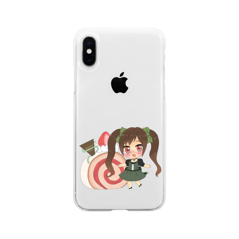 みみたん推しグッズ Ver おぽけの気まぐれマート Opoke Mart のソフトクリアスマホケース Iphoneケース 通販 Suzuri スズリ