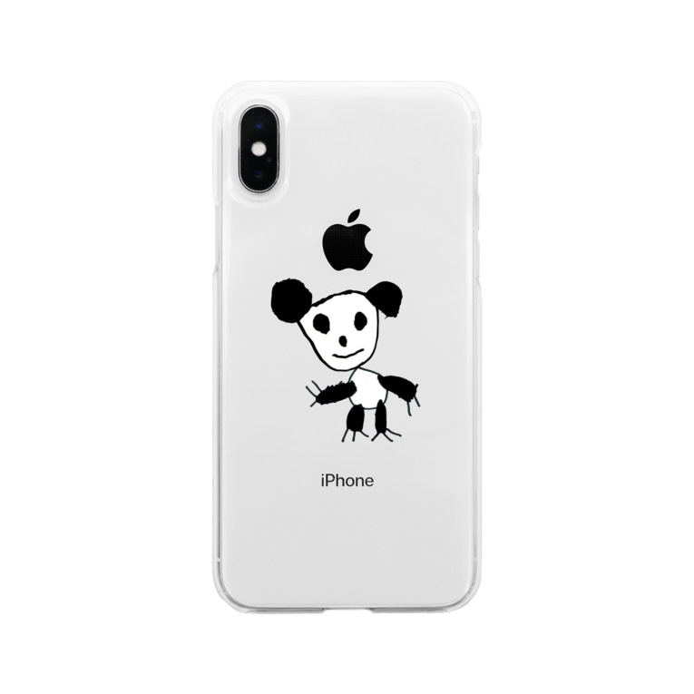 Panda Big すぷら Supura のソフトクリアスマホケース Iphoneケース 通販 Suzuri スズリ