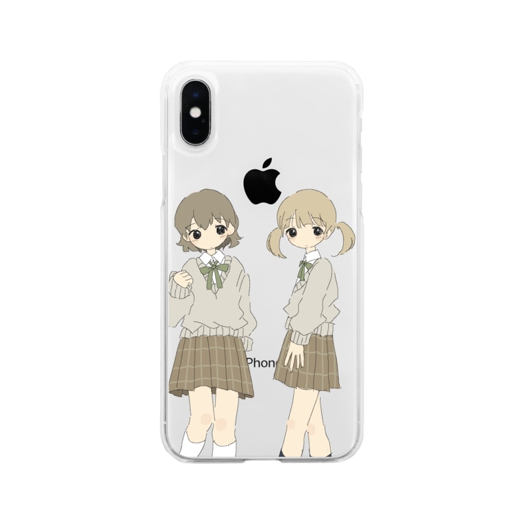 ふたりjk 透明 247shop 2shi 7 のソフトクリアスマホケース Iphoneケース 通販 Suzuri スズリ