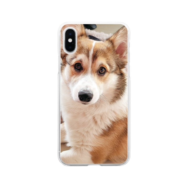 すましたコーギー犬ロック コーギーショップ Corgi Lock のソフトクリアスマホケース Iphoneケース 通販 Suzuri スズリ