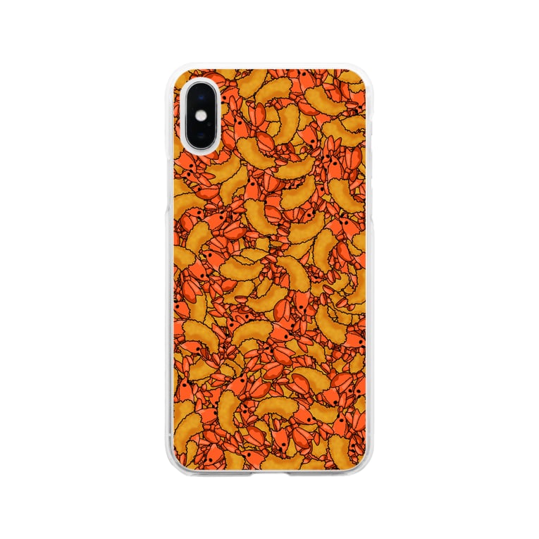 揚げエビぐるみ みっちり総柄 にゃっく Necoknickknack Necoknickknack のソフトクリアスマホケース Iphoneケース 通販 Suzuri スズリ 揚げエビぐるみ みっちり総柄 にゃっく Necoknickknack Necoknickknack のソフトクリアスマホケース Iphoneケース 通販 Suzuri スズリ