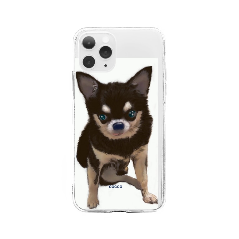 犬のチワワちゃんシリーズ その3 こっこさんのお店 Ewokakucocco のソフトクリアスマホケース Iphoneケース 通販 Suzuri スズリ