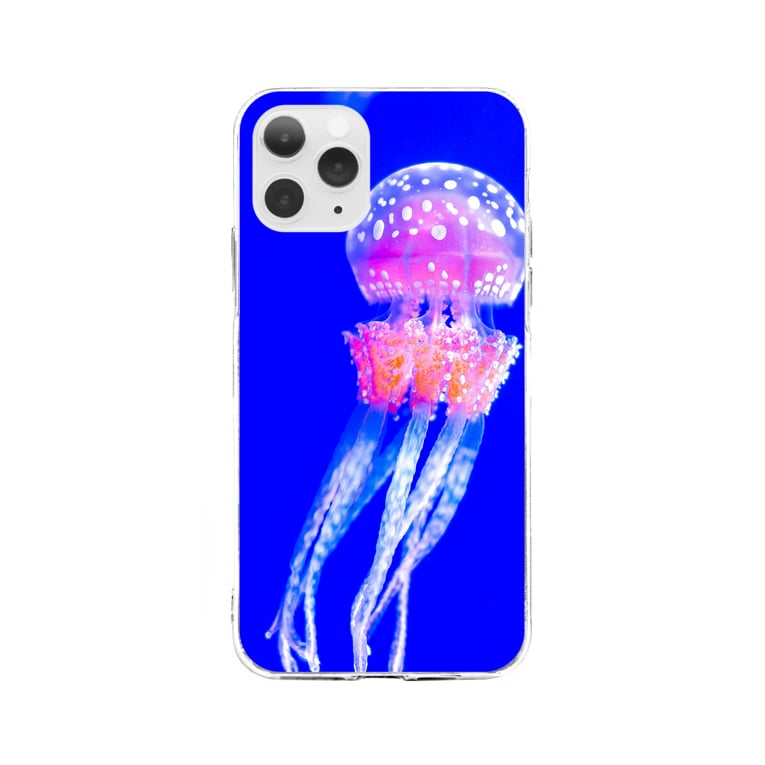 ドットピンククラゲ Soft Clear Smartphone Cases Iphone By Tabbies Suzuri