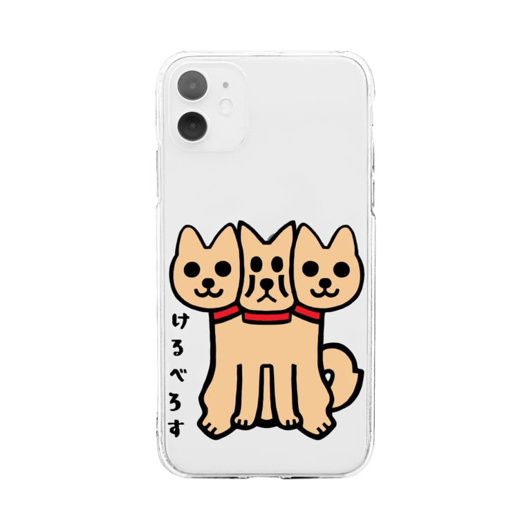 ケルベロス 日本犬 Soft Clear Smartphone Cases Iphone By くま五郎本舗 Kumagorouhmnpo Suzuri