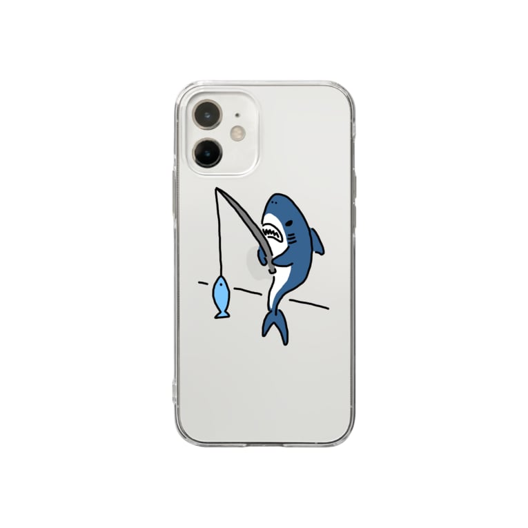 釣りをするサメ わりとおもい Waritoomoi のソフトクリアスマホケース Iphoneケース 通販 Suzuri スズリ 釣りをするサメ わりとおもい Waritoomoi のソフトクリアスマホケース Iphoneケース 通販 Suzuri スズリ
