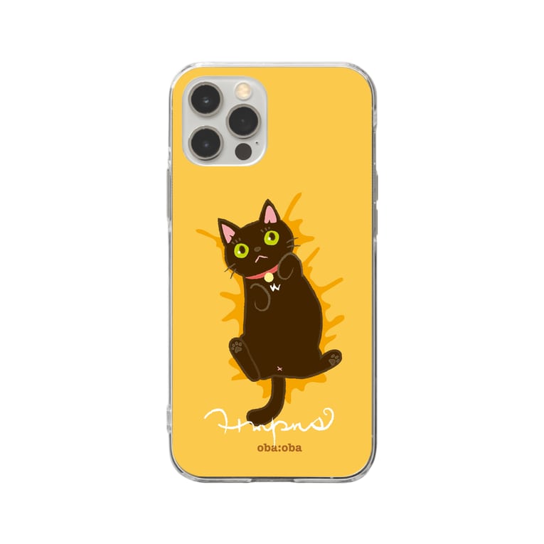 黒猫ちゃん Oba Oba Obaoba のソフトクリアスマホケース Iphoneケース 通販 Suzuri スズリ 黒猫ちゃん Oba Oba Obaoba のソフトクリアスマホケース Iphoneケース 通販 Suzuri スズリ