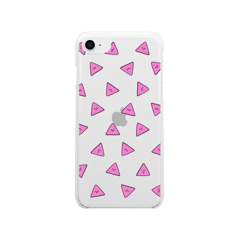 ちらばりさんかく ぴんく かんづめ亭 Kanzume Tei のソフトクリアスマホケース Iphoneケース 通販 Suzuri スズリ ちらばりさんかく ぴんく かんづめ亭 Kanzume Tei のソフトクリアスマホケース Iphoneケース 通販 Suzuri スズリ