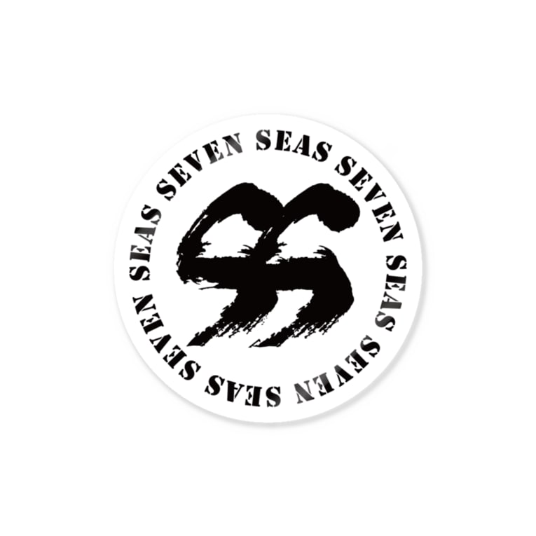 ステッカー 丸ロゴ セブンシーズ Online Store Sevenseas のステッカー通販 Suzuri スズリ ステッカー 丸ロゴ セブンシーズ Online Store Sevenseas のステッカー通販 Suzuri スズリ