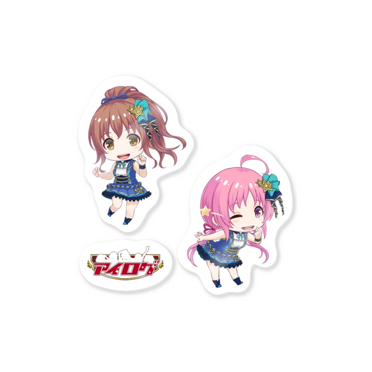 アイログ 紅谷真里 櫻木こころ アイログ公式グッズショップ Ilog Project のステッカー通販 Suzuri スズリ アイログ 紅谷真里 櫻木こころ アイログ公式グッズショップ Ilog Project のステッカー通販 Suzuri スズリ