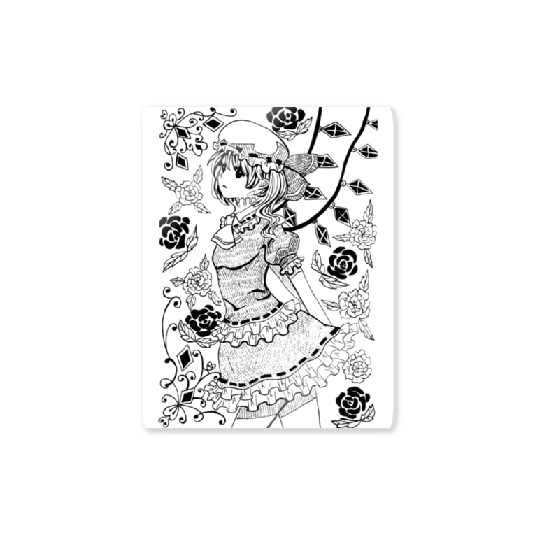 東方projectフランドールスカーレット Stickers By ﾟがーべらめらん ﾟ Staflo Suzuri