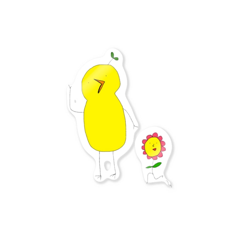 ひよきちとお花 背景透過 Stickers By ヒヨキチヨ Same No Sebire Suzuri ひよきちとお花 背景透過 Stickers By ヒヨキチヨ Same No Sebire Suzuri