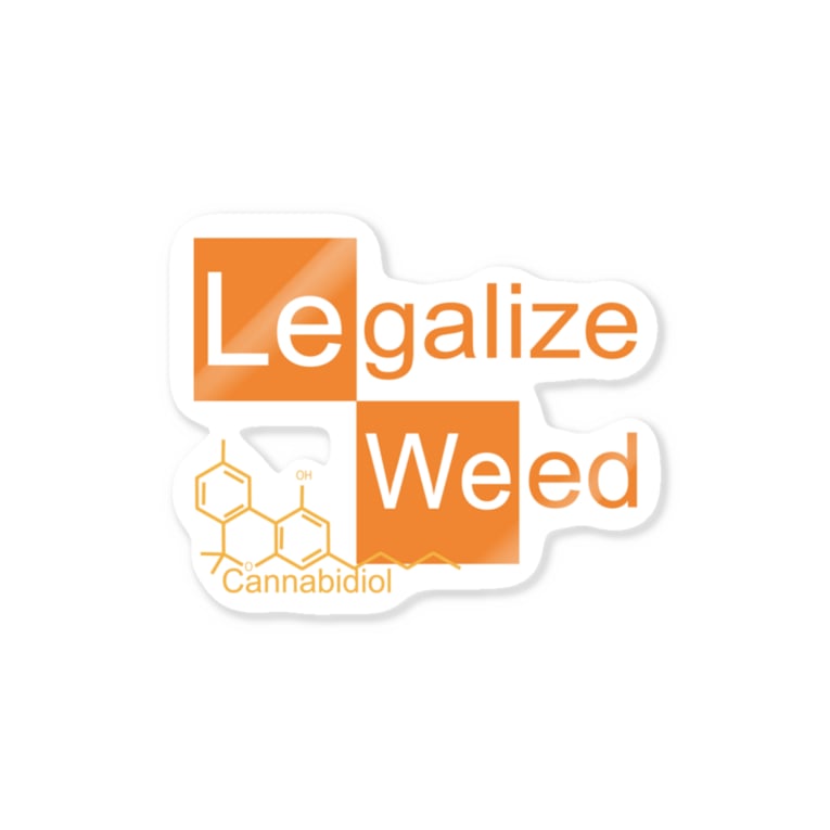 Ck Cbd Legalize It Legalizeit のステッカー通販 Suzuri スズリ