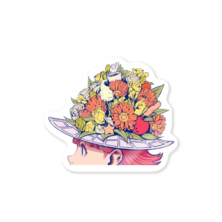 Flower Girl Stickers By ホリプーイラストショップ Horipu Suzuri