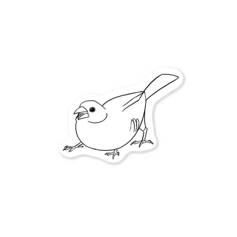 文鳥グリフォン Soramameのステッカー通販 Suzuri スズリ 文鳥グリフォン Soramameのステッカー通販 Suzuri スズリ