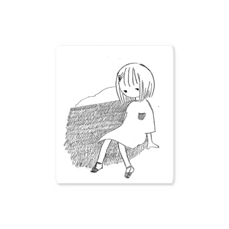女の子ひとり Stickers By あい Aicecream0327 Suzuri 女の子ひとり Stickers By あい Aicecream0327 Suzuri