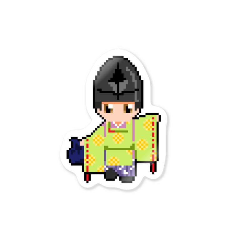 ドット絵銅明 雲の行商人 Hinakofujiwara のステッカー通販 Suzuri スズリ ドット絵銅明 雲の行商人 Hinakofujiwara のステッカー通販 Suzuri スズリ