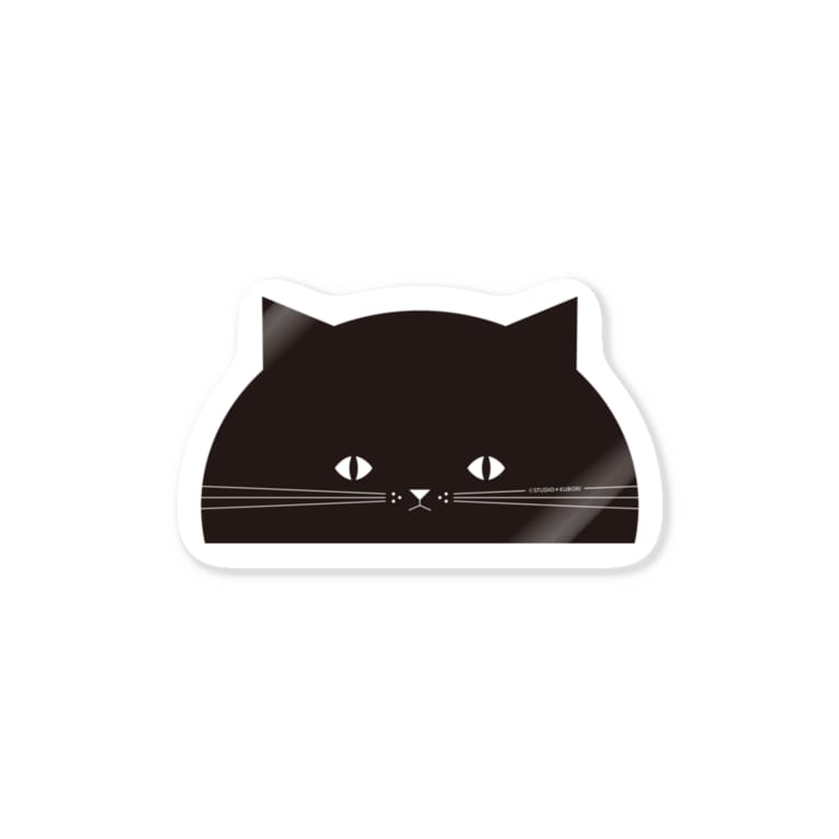 のぞき見ねこ Studio Kubori Kuborim のステッカー通販 Suzuri スズリ のぞき見ねこ Studio Kubori Kuborim のステッカー通販 Suzuri スズリ