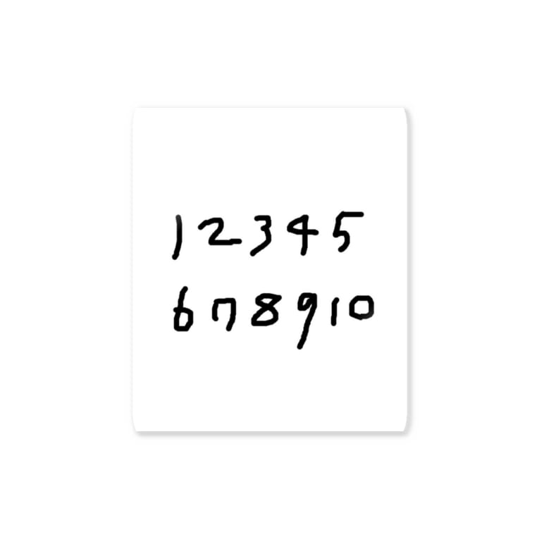 手書き数字 Pyonta2222のステッカー通販 Suzuri スズリ 手書き数字 Pyonta2222のステッカー通販 Suzuri スズリ