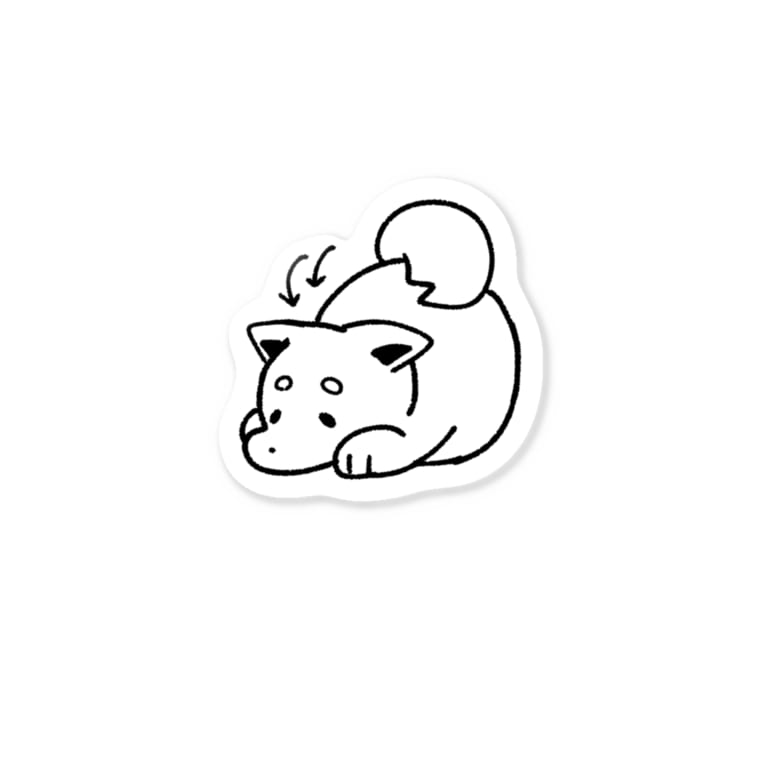 しょんぼりーぬ ざるそば Tanukitsunesoba のステッカー通販 Suzuri スズリ