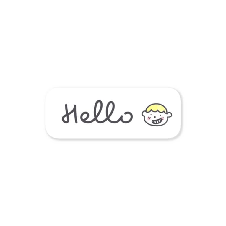 はろーぼーい Micharingoのステッカー通販 Suzuri スズリ