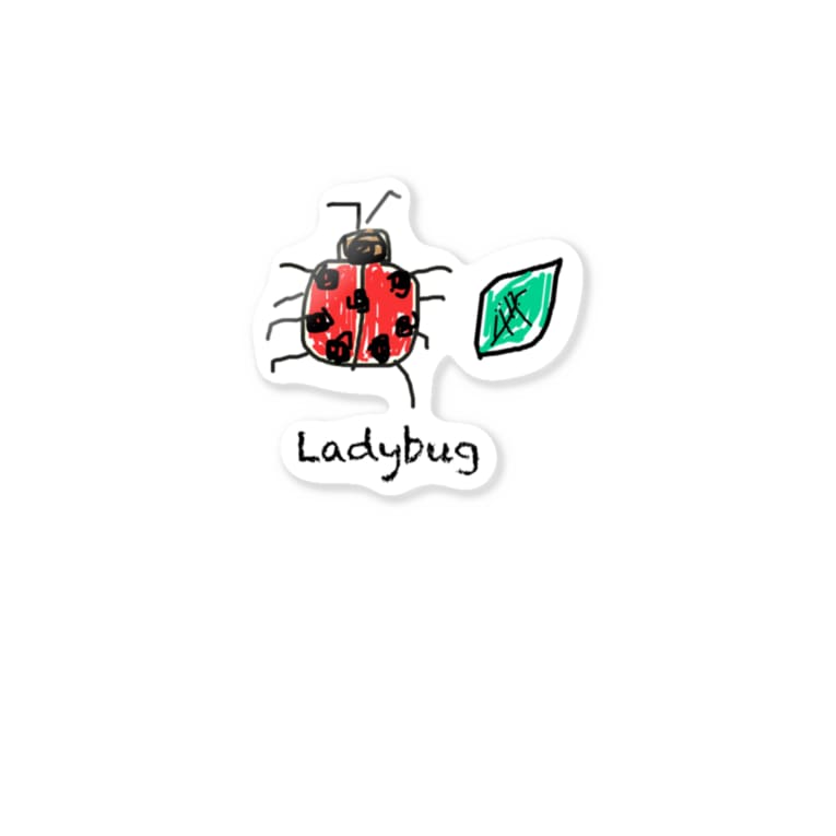 Ladybug てんとう虫 ステッカー naginagiのステッカー通販 Suzuri スズリ