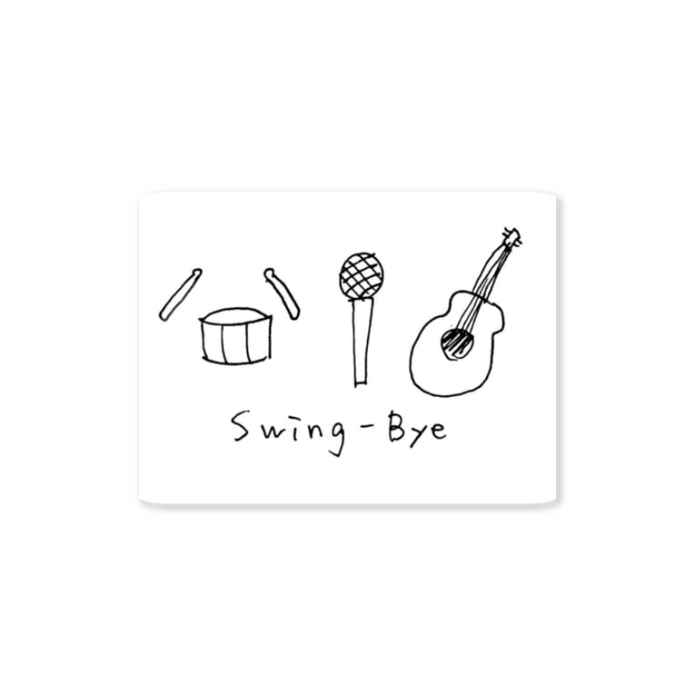 Swingbyeグッズ Stickers By Sugimi Suzuri